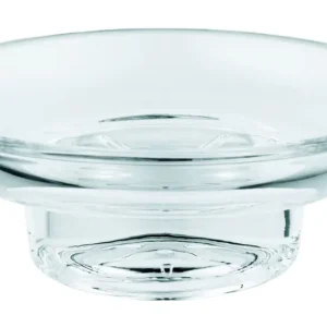 Neu Im Sortiment Grohe Essentials / Essentials Cube / Essentials Authentic / BauCosmopolitan Seifenschale - Kristallglas