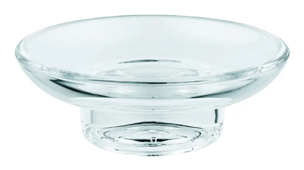 Neu Im Sortiment Grohe Essentials / Essentials Cube / Essentials Authentic / BauCosmopolitan Seifenschale - Kristallglas