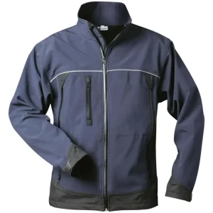 Aktuell Elysee Jacke Gamma Softshell Größe L marine / schwarz