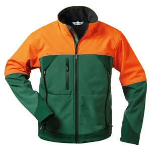 Online Kaufen Elysee Forstjacke Sanddorn Soft shell Größe XL grün / orange
