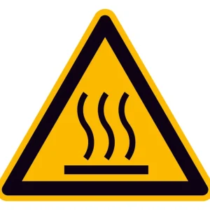 SafetyMarking Warnschild Alu geprägt Heisse Oberfläche SL100mm Neu