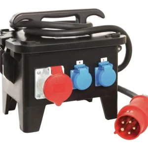 AS Schwabe Baustellen-Stromverteiler M4 400V aus Vollgummi Must-Have