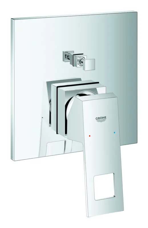Neu Grohe Eurocube Einhand-Wannenbatterie für Rapido SmartBox 35 600/35 604 Unterputz - Chrom