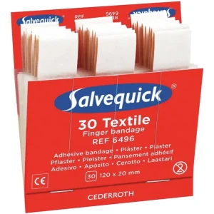 Salvequick Nachfüllpackungen 30 Pflaster elastisch(Verpackungseinheit: 6Stück) Geprüft