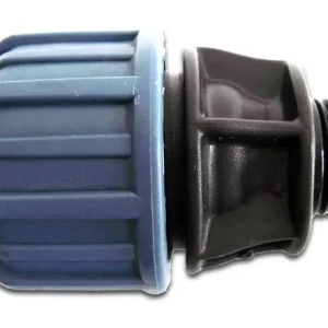 Letzte Chance Bevo PP Klemm Kupplung 32 mm x 1" Klemm x AG 16 bar Schwarz/Blau DVGW/KIWA/WRAS