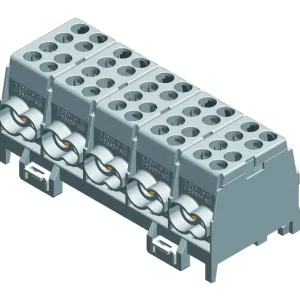 Pollmann Elektrotechnik Hauptleitungsklemme 18f Schraubanschluss 4pol REG berührungssicher 10st/16 qmm 8st/25 qmm Kracherpreis