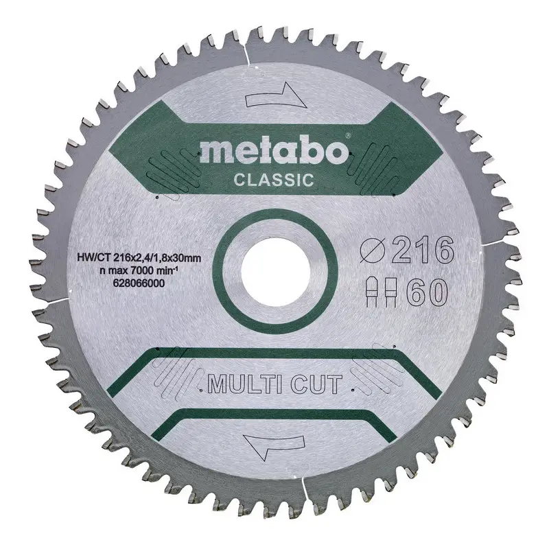 Nur Für Kurze Zeit Metabo Kreissägeblatt "multi cut - classic", 305 x 30 mm, Zähnezahl 80, Flach-/Trapezzahn 5° neg