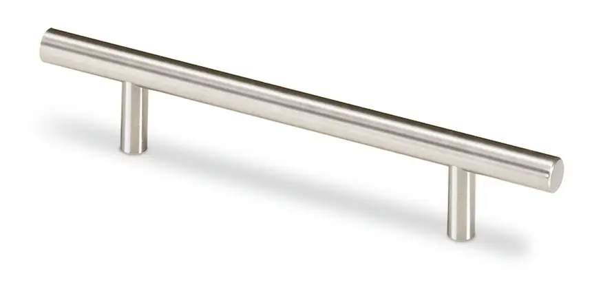 Top-Preis Hettich New Modern Stangengriff Salvia, L 188 mm, H 35 mm, Edelstahl gebürstet (ø 12 mm)
