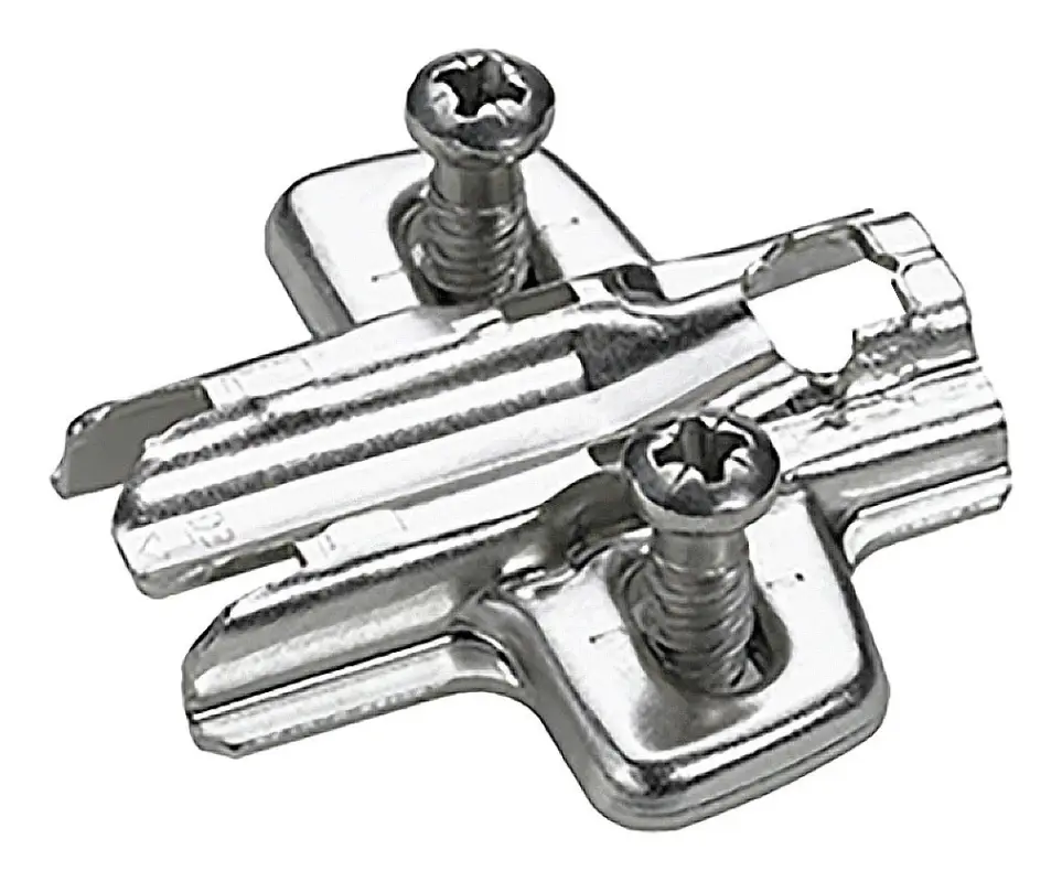 Geprüft Hettich Kreuzmontageplatte, 90750 58, Distanz 5 mm