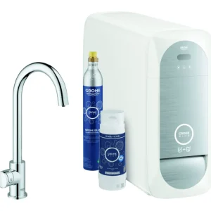 Meistverkauft Grohe Blue Home Mono Starterkit Spültischarmatur mit C-Auslauf - Chrom