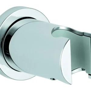 Geprüft Grohe Rainshower Handbrausehalter nicht verstellbar runde Rosette - Chrom