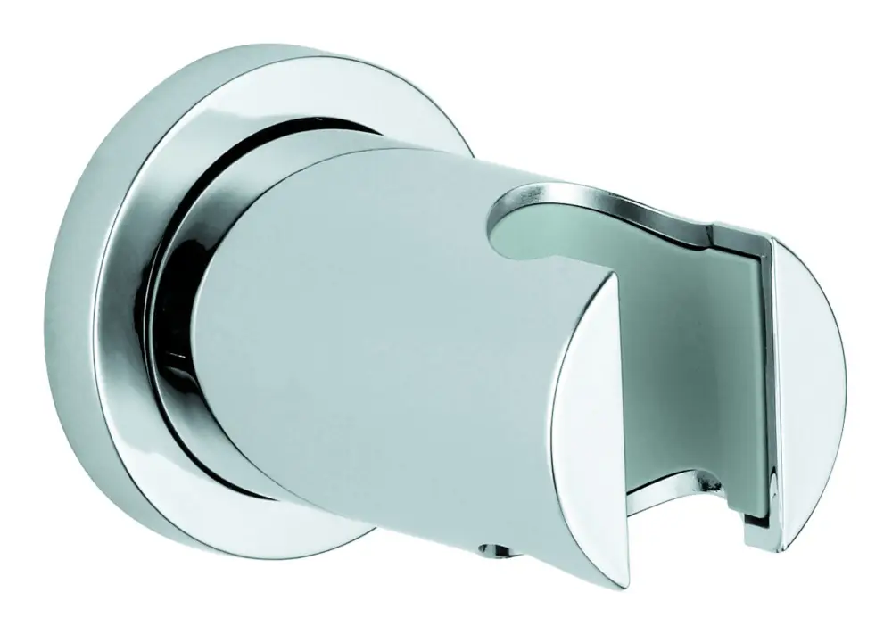 Geprüft Grohe Rainshower Handbrausehalter nicht verstellbar runde Rosette - Chrom