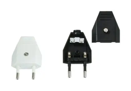 Bachmann Euro-Stecker Kunststoff IP20 gerade weiß Schraubklemme Top-Preis