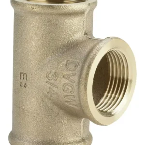 Markenware Viega T-Stück 3130 Rp 3/4xRp 1/2xRp 3/4, Rotguss
