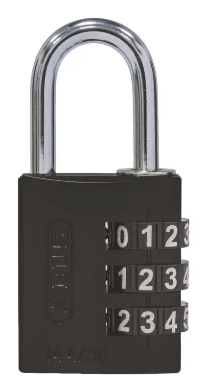 Angebot ABUS Zahlen-Hangschloss 144/30 schwarz Lock-Tag