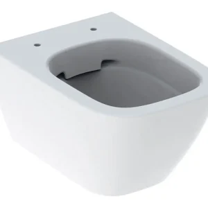 Geberit Smyle Square Wand-WC Tiefspüler Rimfree verkürzte Ausladung - Weiß KeraTect Meistverkauft