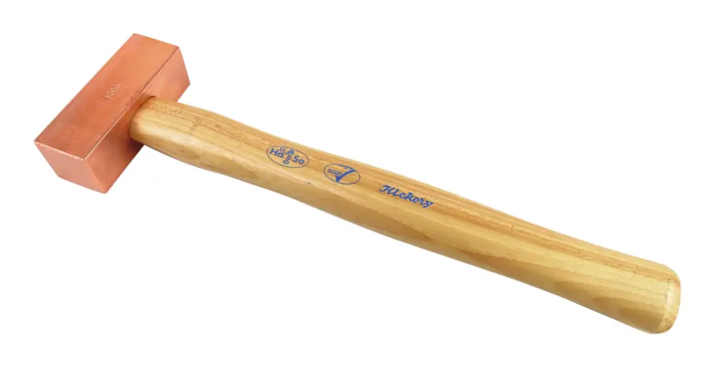 Rabatt Haso Kupferhammer 750g mit Hickorystiel
