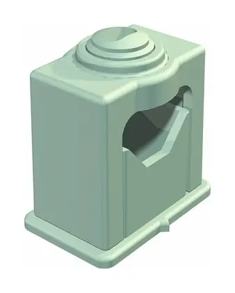 Neue Ware OBO Bettermann Befestigungsschelle 1fach Ø16mm geschlossen Kunststoff