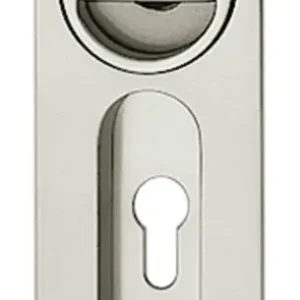 FSB Schiebetür-Ringgriffmuschel Vierkant 8 mm 0 424205 eckig Lochteil Aluminium F1 Abverkauf