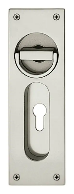 FSB Schiebetür-Ringgriffmuschel Vierkant 8 mm 0 424205 eckig Lochteil Aluminium F1 Abverkauf