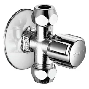 Günstig Schell Comfort Eckventil mit zwei Abgängen Chrom(Verpackungseinheit: 5Stück)