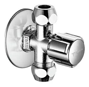 Günstig Schell Comfort Eckventil mit zwei Abgängen Chrom(Verpackungseinheit: 5Stück)