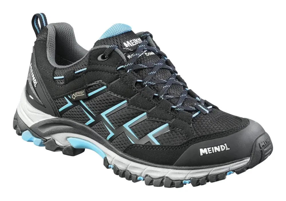 Meindl Sportschuh 3823-01 schwarz/azur Größe 39,5 / 6(Verpackungseinheit: 1Paar) Sonderangebot