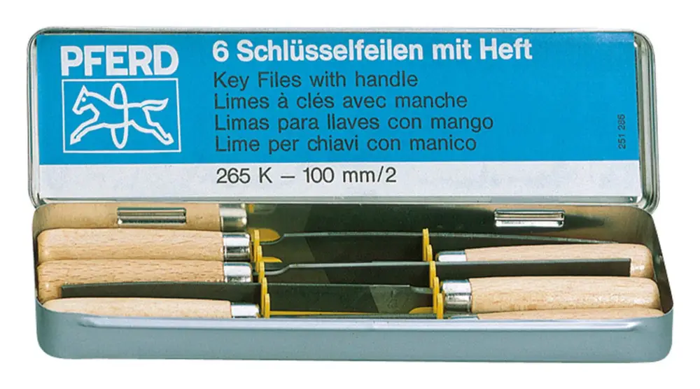 Pferd Schlüsselfeilen-Satz 6tlg. 100 mm Hieb 2 Top-Preis