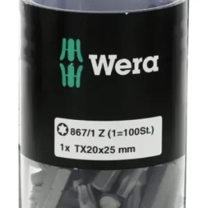 Wera Bit 1/4" Din3126 E6,3 T20 x 25 mm 100er Pack Sonderangebot