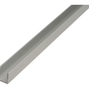 Gustav Alberts U-Profil Aluminium, Silberfarbig eloxiert 8 x 10 x 8 x 1,3/1m Super-Preis