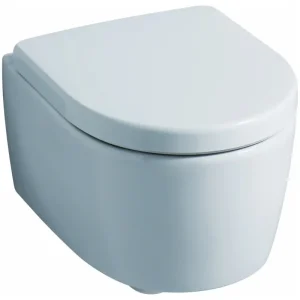Neue Ware Geberit iCon Tiefspül-WC kurz 6 Liter wandhängend - Weiß Alpin KeraTect