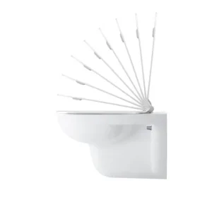 Duravit D-Code WC-Sitz rund mit Absenkautomatik 359 x 442 mm - Weiß Hochglanz Markenprodukt