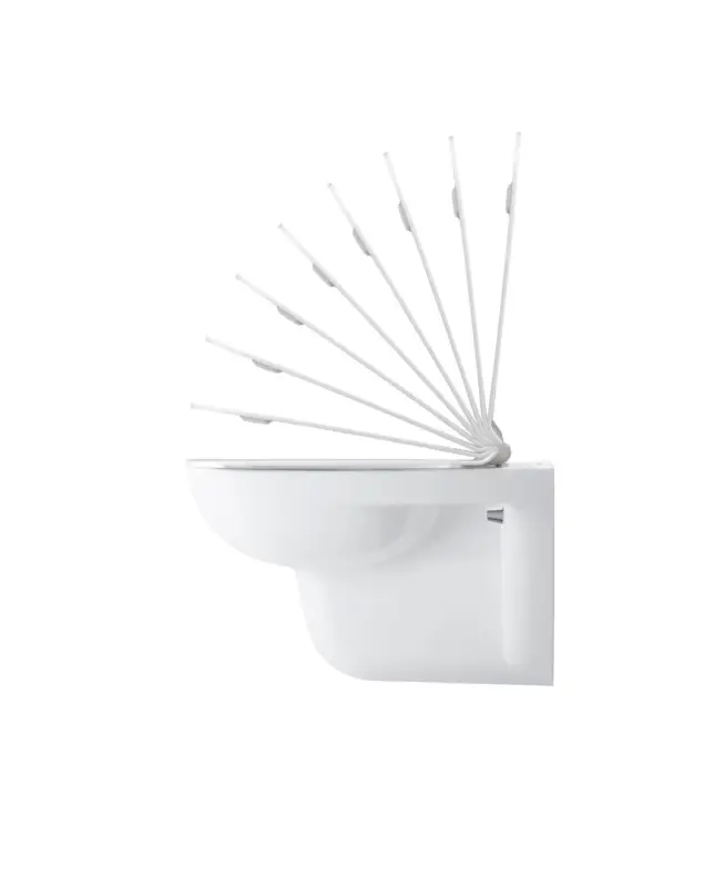 Duravit D-Code WC-Sitz rund mit Absenkautomatik 359 x 442 mm - Weiß Hochglanz Markenprodukt