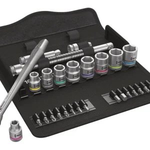 Letzte Chance Wera Steckschlüssel-Garnitur 3 / 8" 29tlg. Zyklop switch