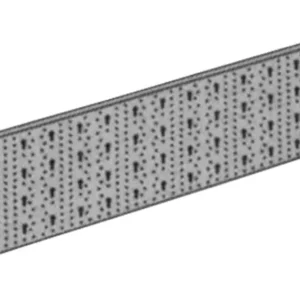 Element System Lochplatte weiss 800 x 200 mm(Verpackungseinheit: 1Paar) Neu Im Sortiment
