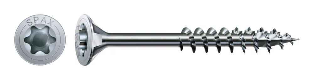 Must-Have Spax Senkkopfschraube T-STAR plus 5 x 60/37 Wirox KP(Verpackungseinheit: 100Stück)