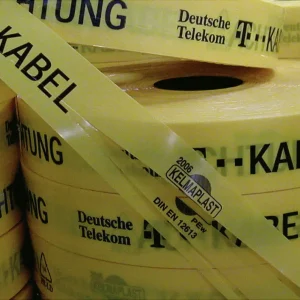Kelmaplast Trassen-Warnband T-Kabel mit Sollbruchstellen Finale Aktion