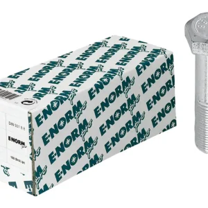 Top-Angebot E-NORMpro Sechskantschraube / Maschinenschraube DIN 931 8.8 galvanisch verzinkt M10 x 140 mm(Verpackungseinheit: 50Stück)