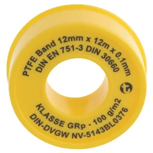 Geka PTFE-Dichtbandrolle 12 m x 12 mm x 1 mm Top-Angebot