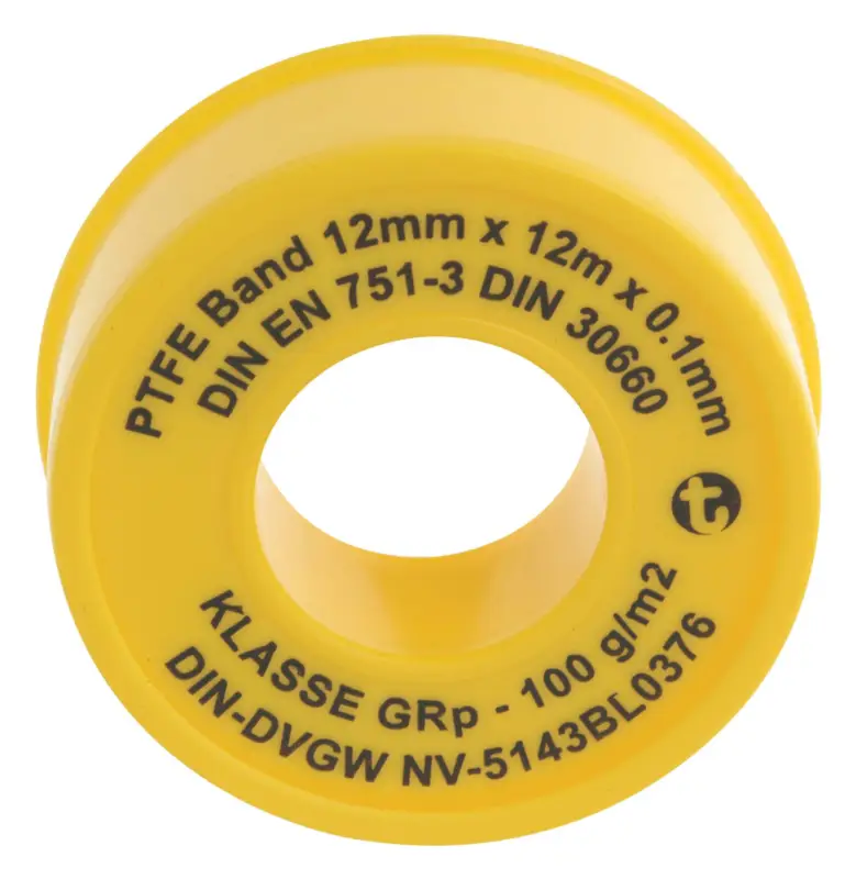 Geka PTFE-Dichtbandrolle 12 m x 12 mm x 1 mm Top-Angebot