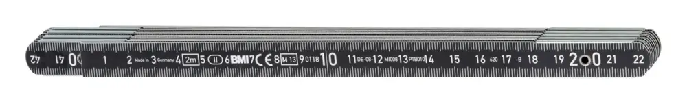 Begrenztes Angebot BMI ALU-Gliedermaßstab 2m 14 mm