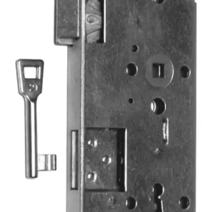Echt Bever & Klophaus Zimmertüreinsteckschloss Buntbart 55-1 / 72 / 8 TGL DIN Links 18 x 220 mm rund SB-Verpackung