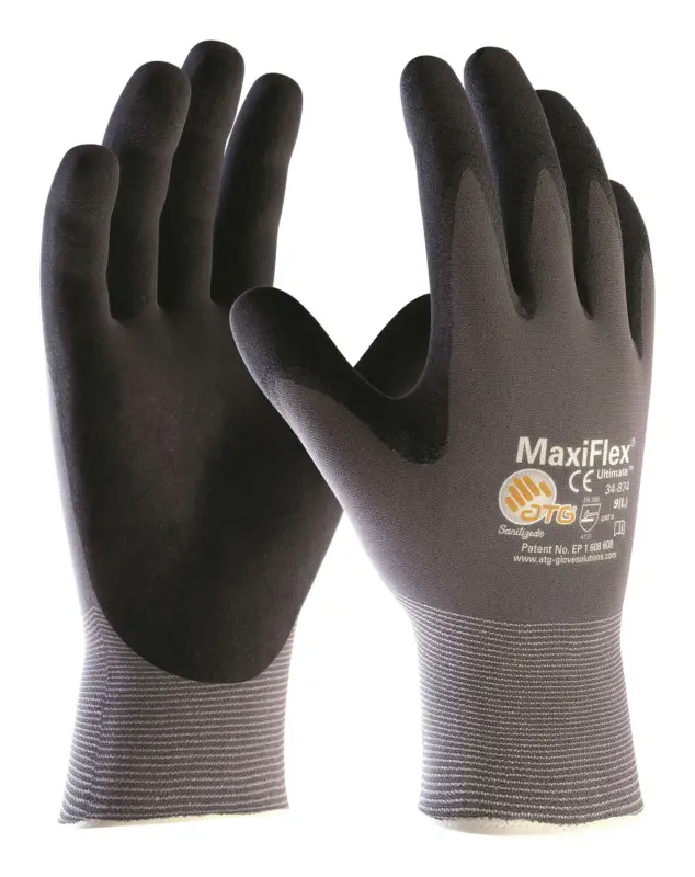 Sichere Zahlung ATG Strickhandschuh MaxiFlex Ultimate, Nylon, Größe 9(Verpackungseinheit: 12Paar)