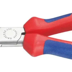 Preisreduziert Knipex Storchschnabelzange poliert gebogen 200 mm mit Mehrkomponenten-Griff