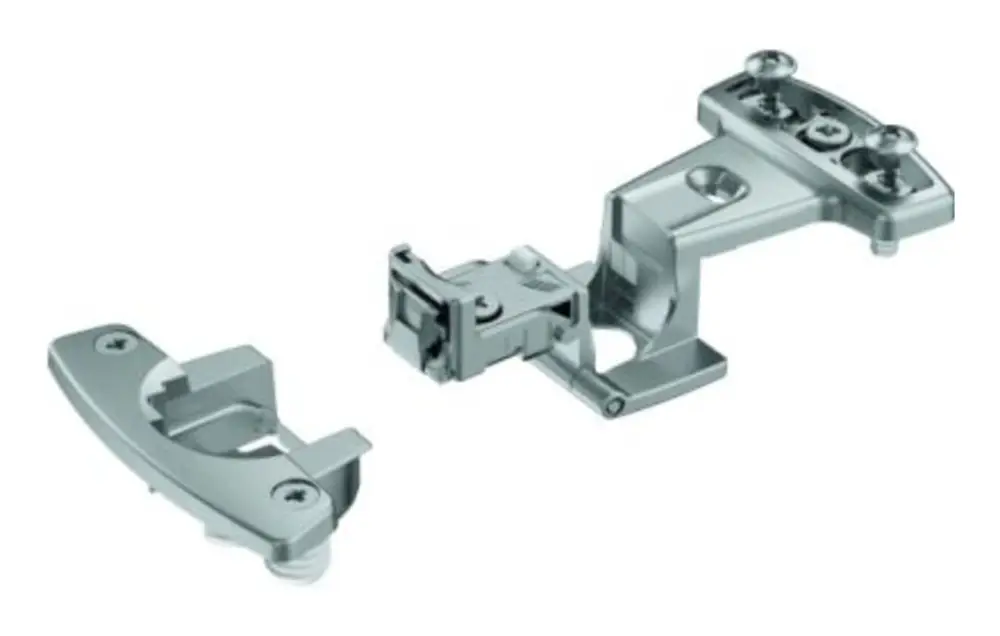 Bestseller Hettich Selekta Pro 2000 Grundscharnier, 230 °, Auflage 11 mm, mit Spreizmuffen, vernickelt