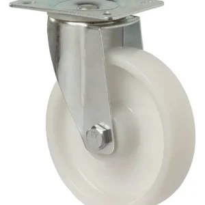 BS Rollen Lenkrolle 125 mm Stahlblech verzinkt Polyamid mit Rollenlager Abverkauf