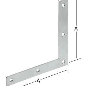 Billig Vormann Eckwinkel verzinkt 100 x 15 mm Nr.187100Z