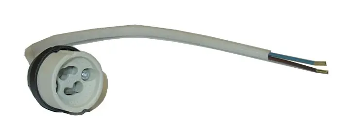 Rutec Kleinfassung GZ10 weiß Steckklemme ohne Nippelgewinde Keramik Steckbefestigung Top-Angebot