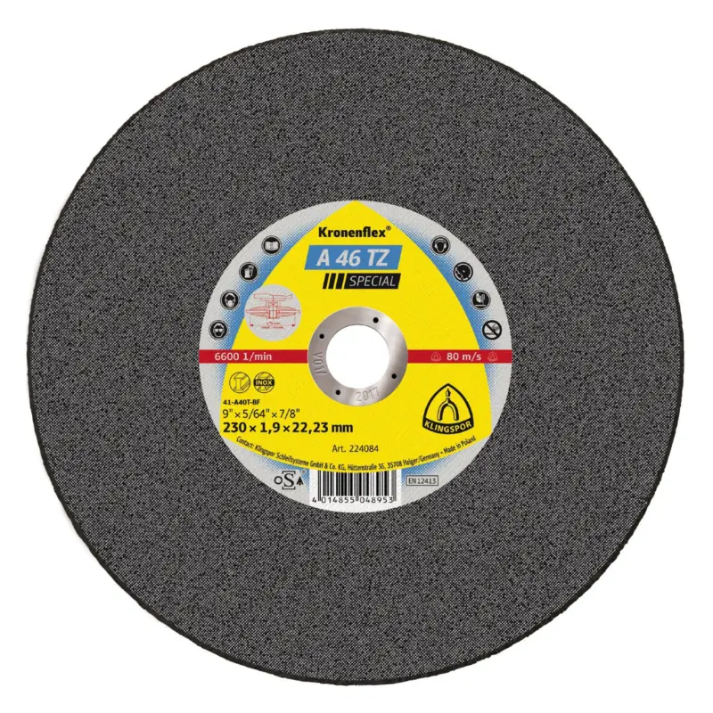 Abverkauf Klingspor Trennscheibe A46TZ 125 x 1,6 mm gerade