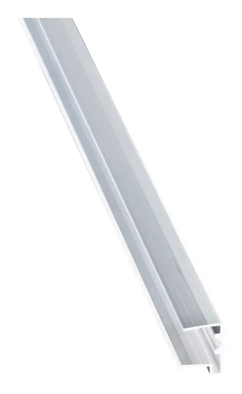 Verlegesysteme Alu-U-Profil mit Tropfnase 980 mm für Plattenstärke 16 mm - Silber Heißes Angebot